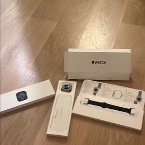 Apple Watch with Black Band